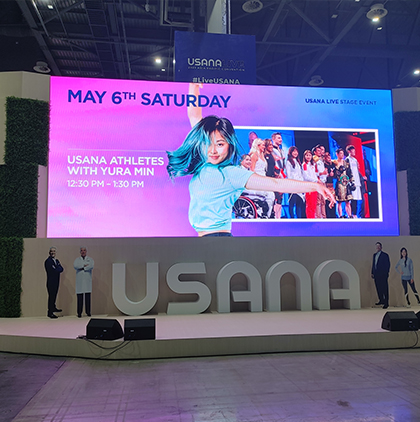 LED를 활용한 부스